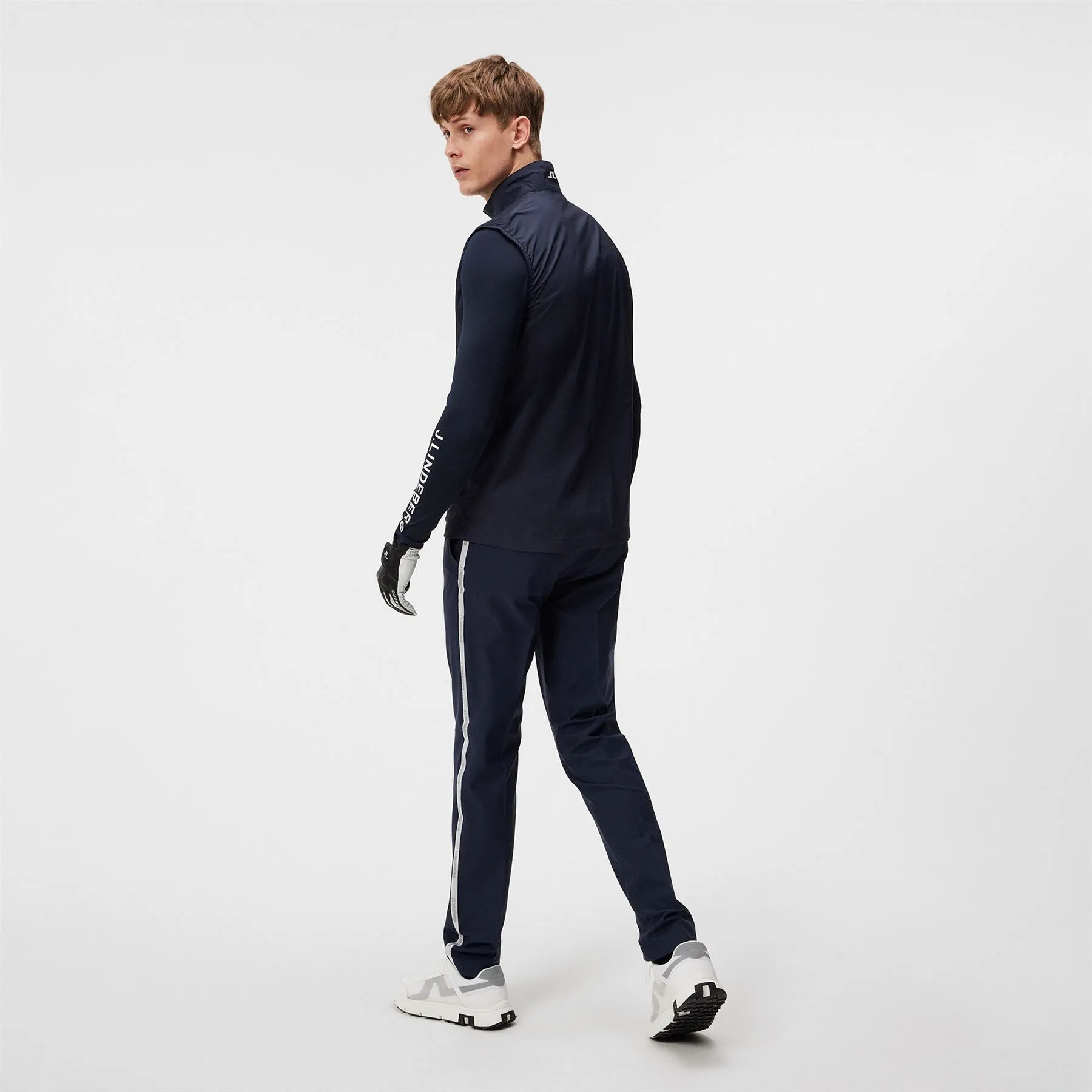 Ash Stretch Light Packable Gilet JL Navy - SS24