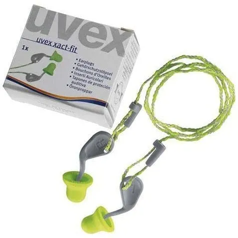 Box - Uvex Xact-Fit Replacement Pods for Xact-Band & Xact-Fit Corded (250 Pairs | SLC80 22dB, Class 4)