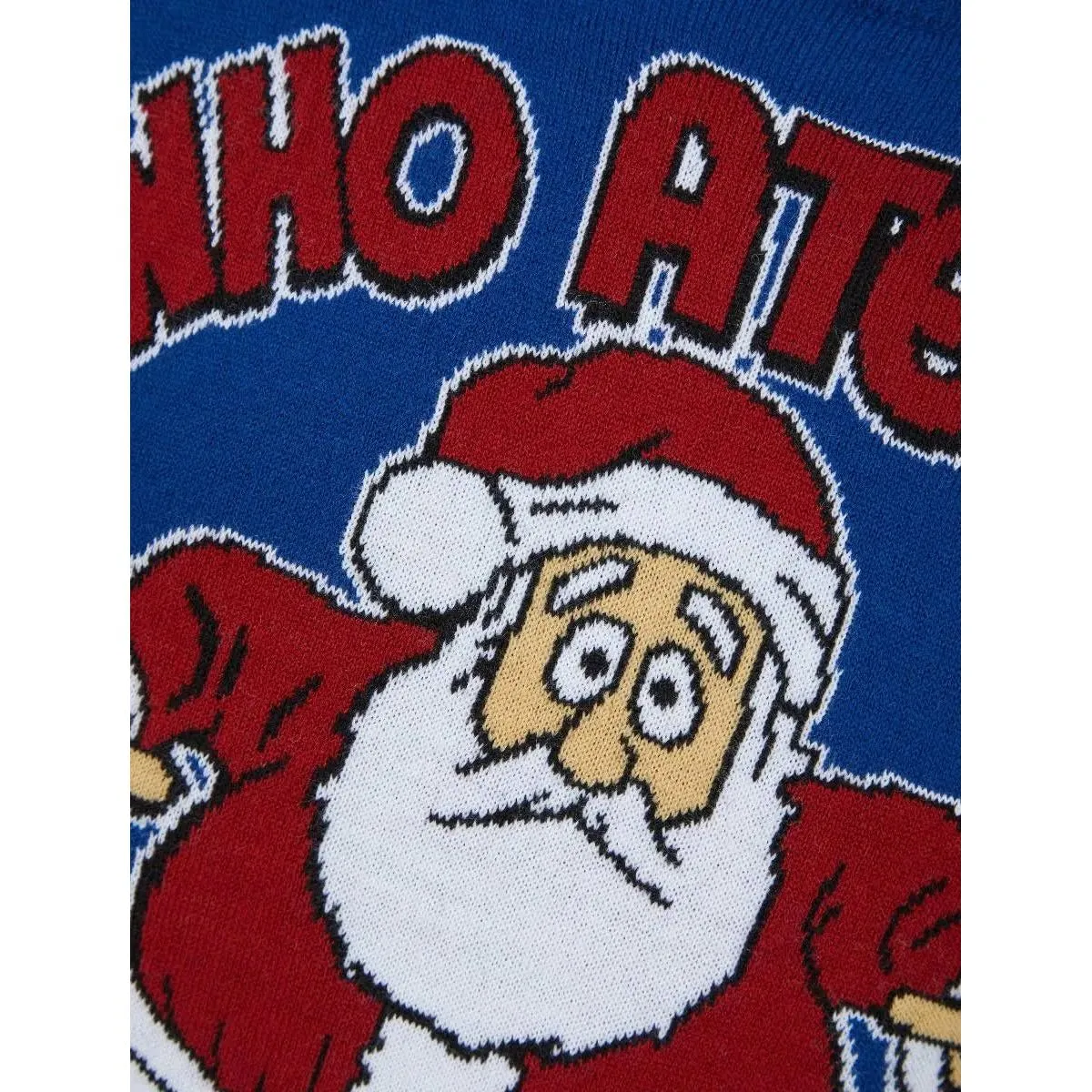 Christmas Who Ate All The Pies Mens Jumper - Blue