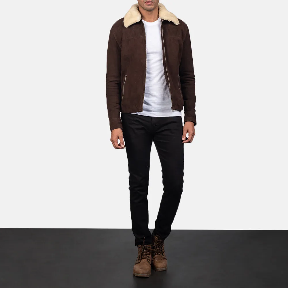 Coffner Brown Shearling Fur Jacket