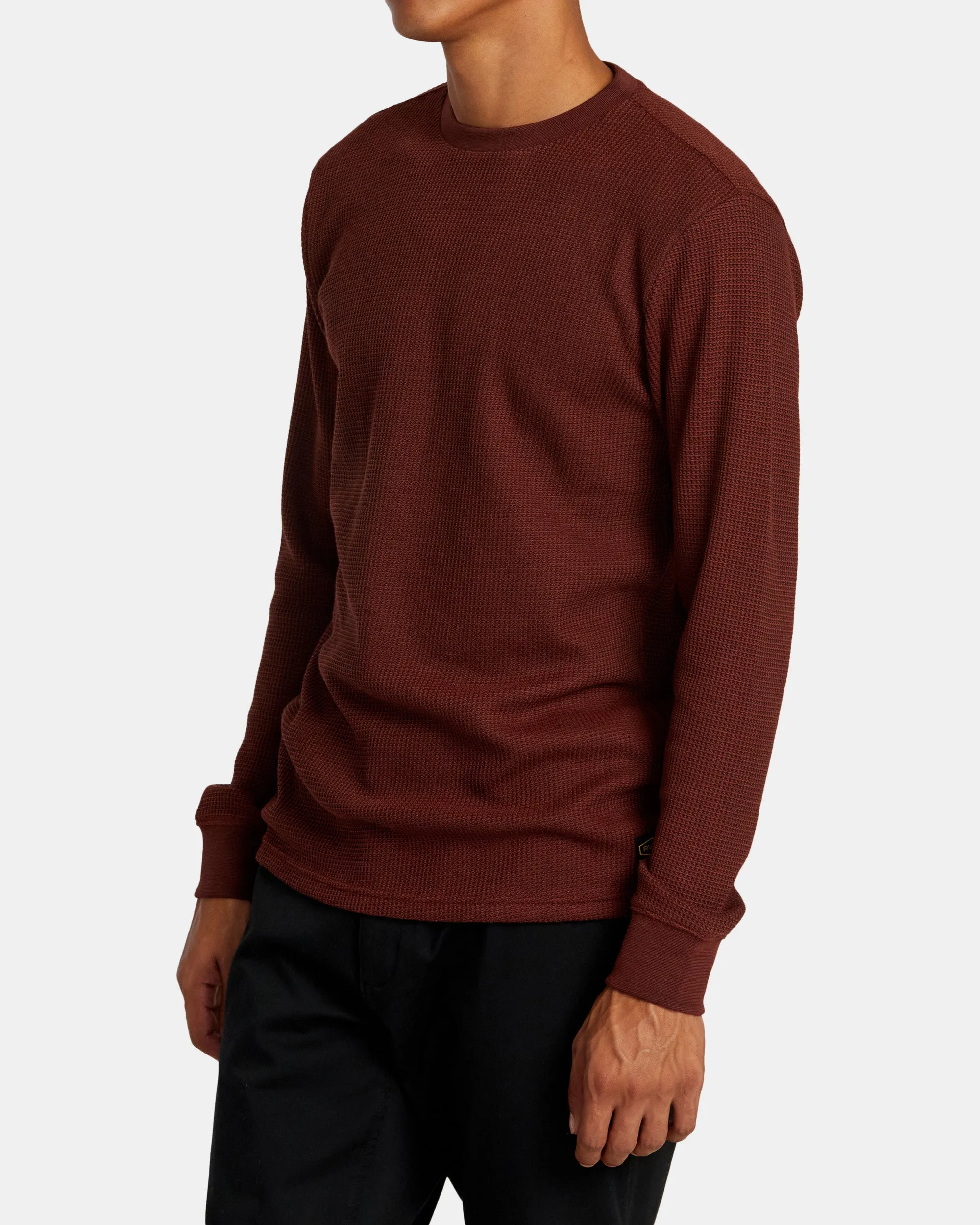 Dayshift Long Sleeve Thermal Shirt - Red Earth