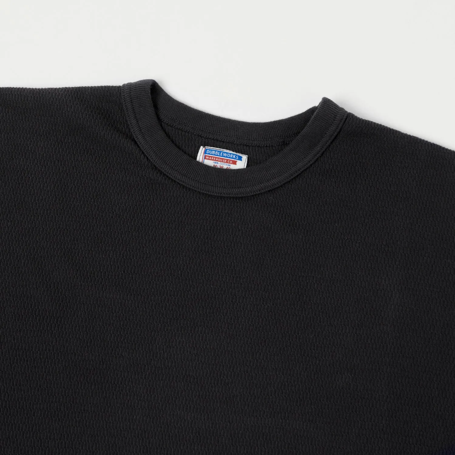 Dubbleworks L/S Thermal Crew Tee - Black