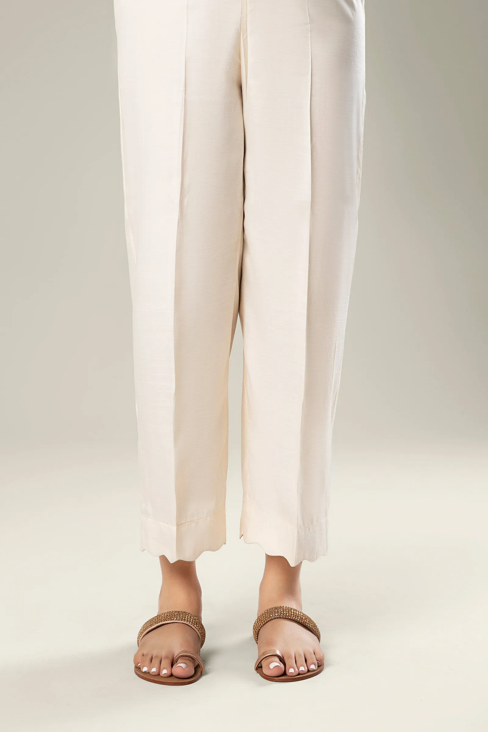 Dyed Raw Silk Trouser | MB-WF24-06