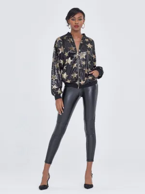 Faux-Leather Legging