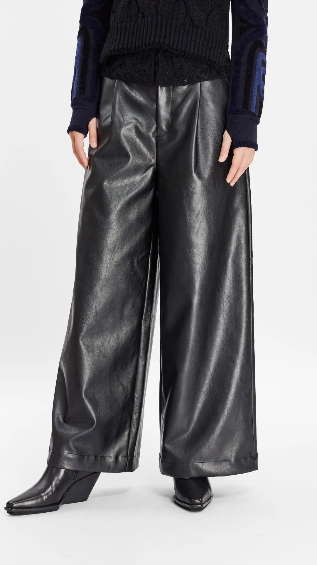 Faux Leather Pants