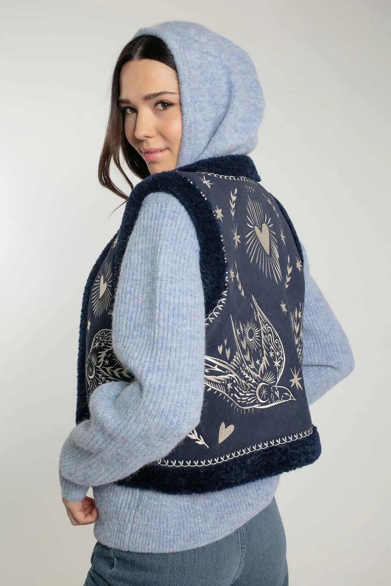 FREEBIRD GILET IN NAVY