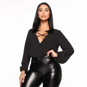 High Waist Black Summer PU Leather Pants