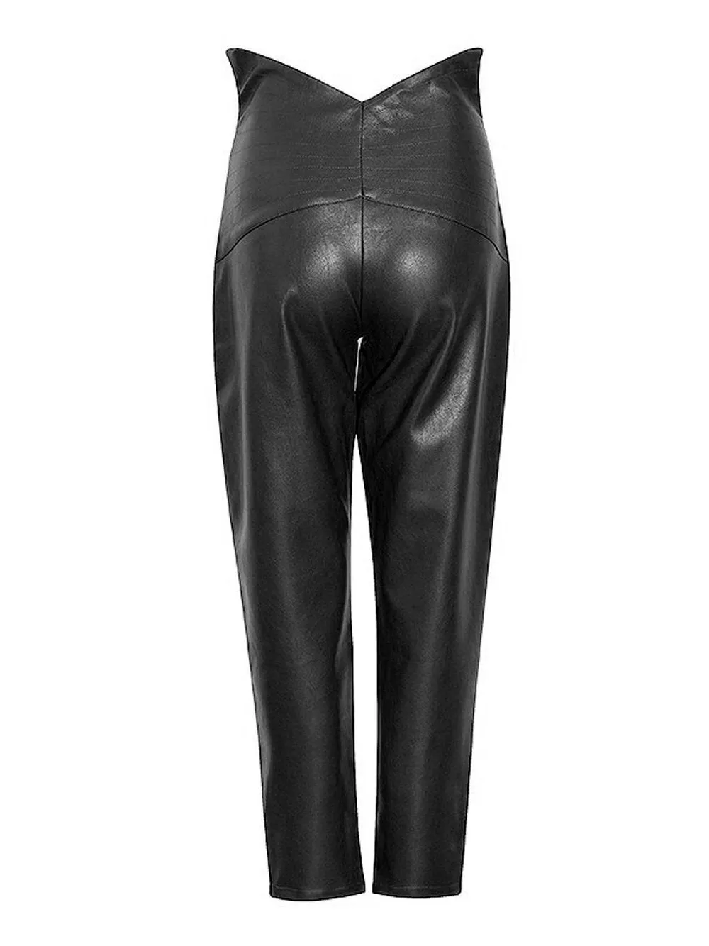 High Waist Leather Pants