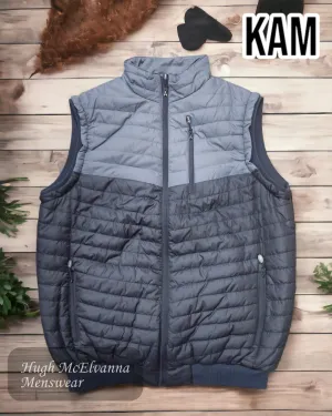 Kam Black King Size Gilet - KV87