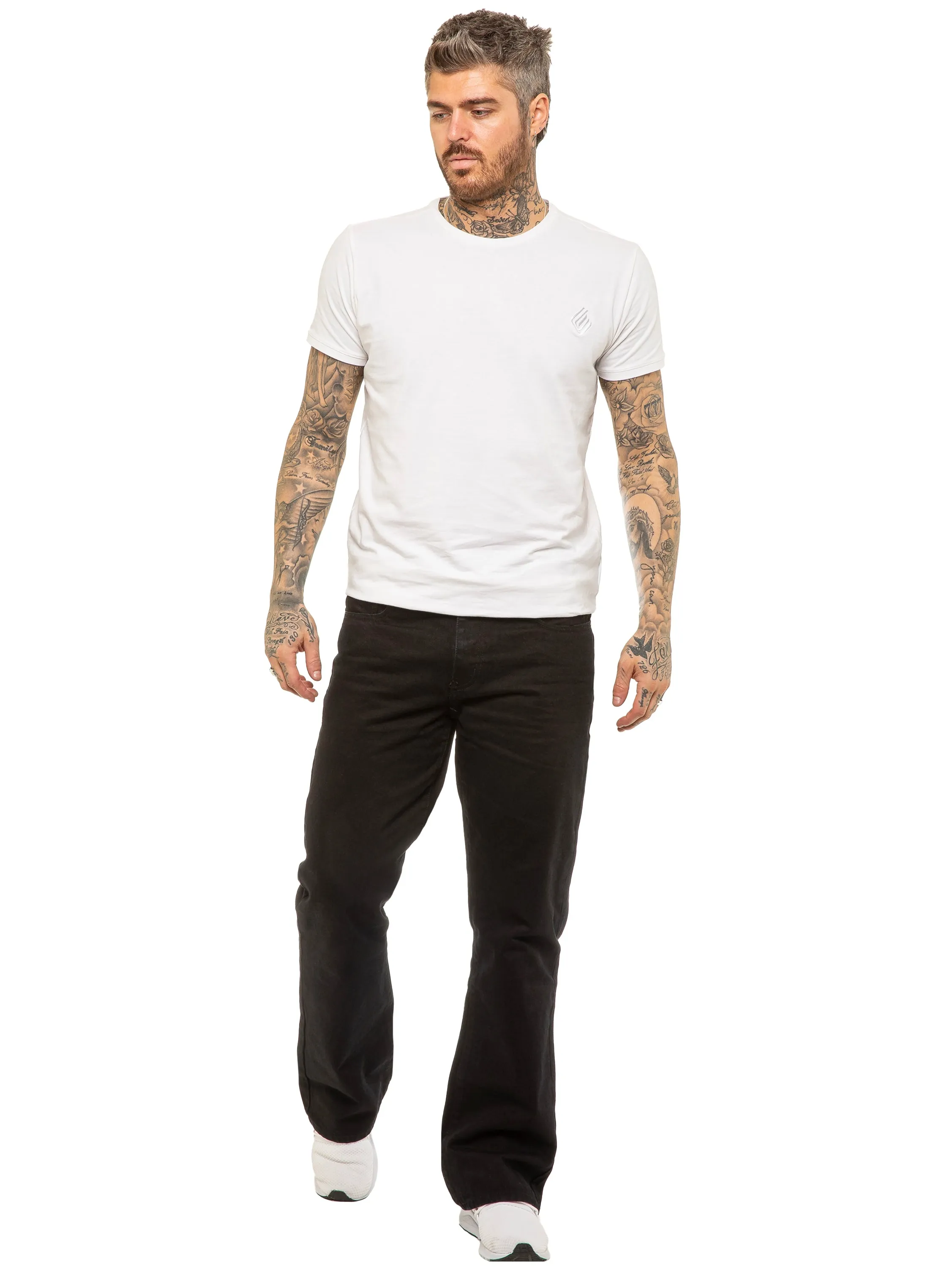 Kruze | Mens Bootcut Denim Jeans