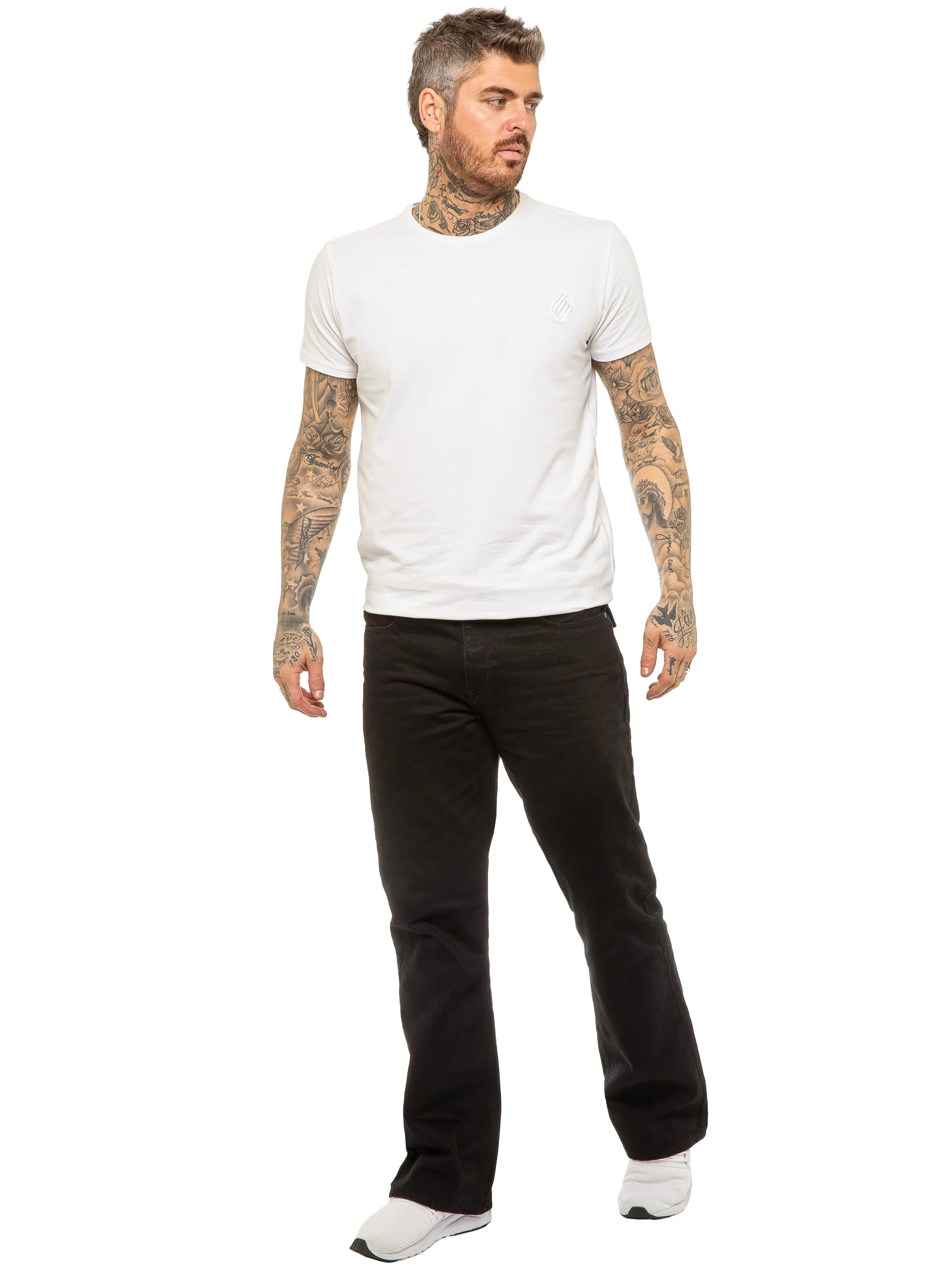 Kruze | Mens Bootcut Denim Jeans