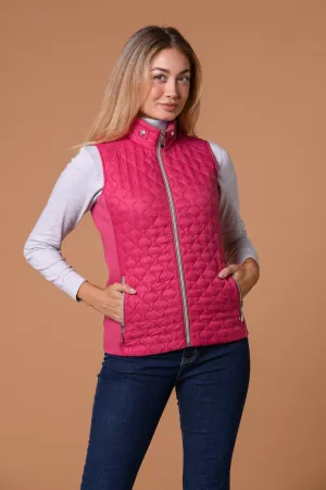 Leather Trim Onion Gilet