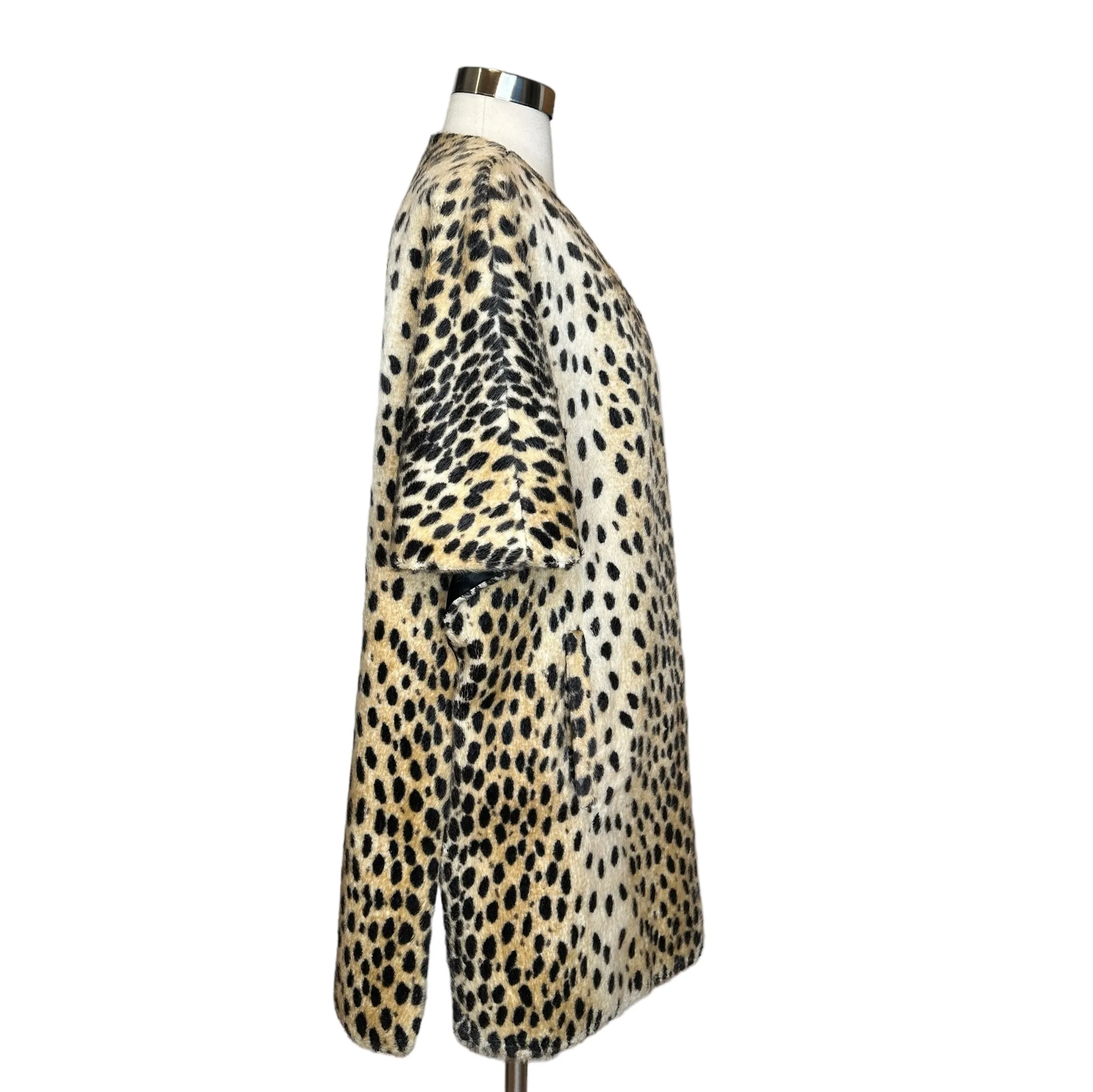 Leopard Faux-Fur Vintage Jacket - 10