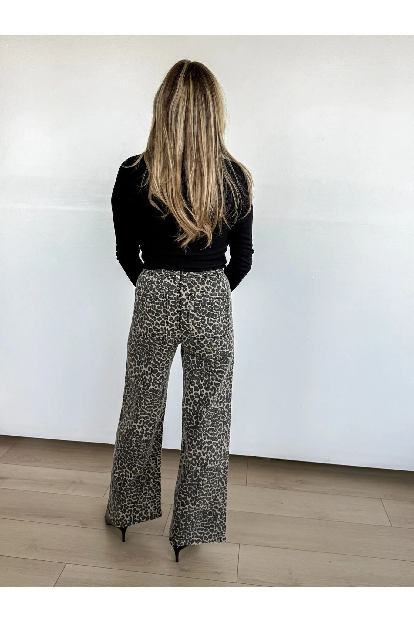 Leopard Luxe Flare Jeans