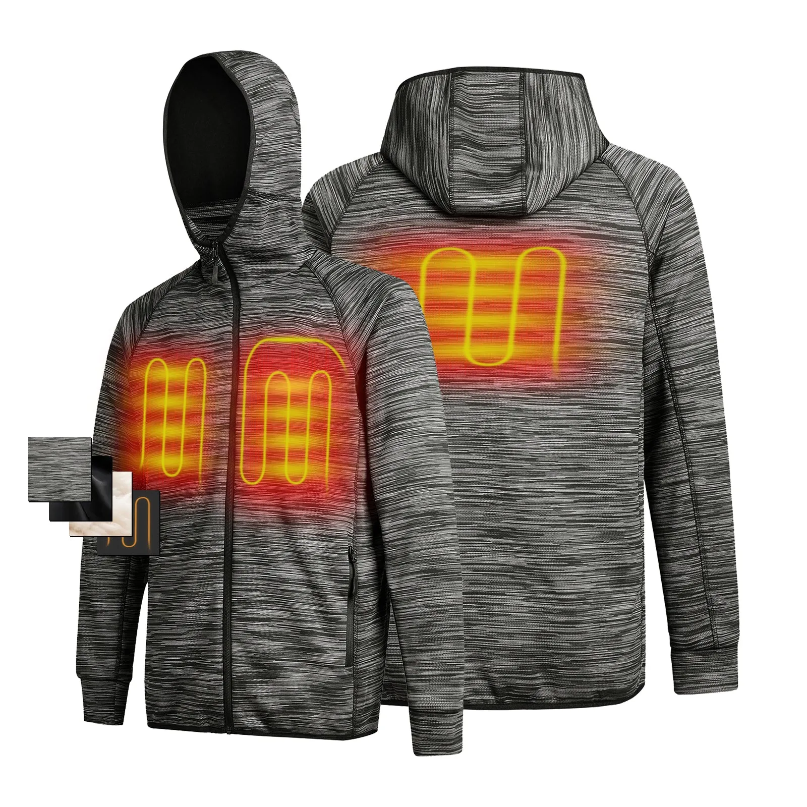 Men's And Women's Unisex Heated Activewear Jacket