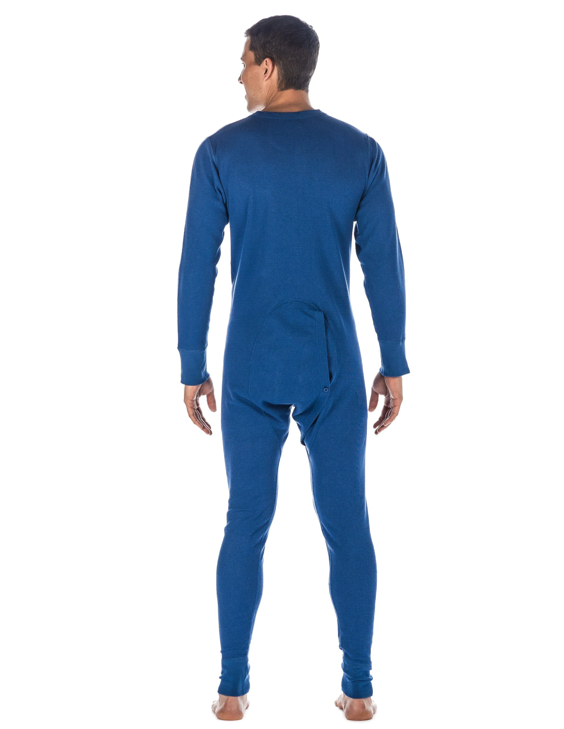 Men's Waffle Knit Thermal Union Suit