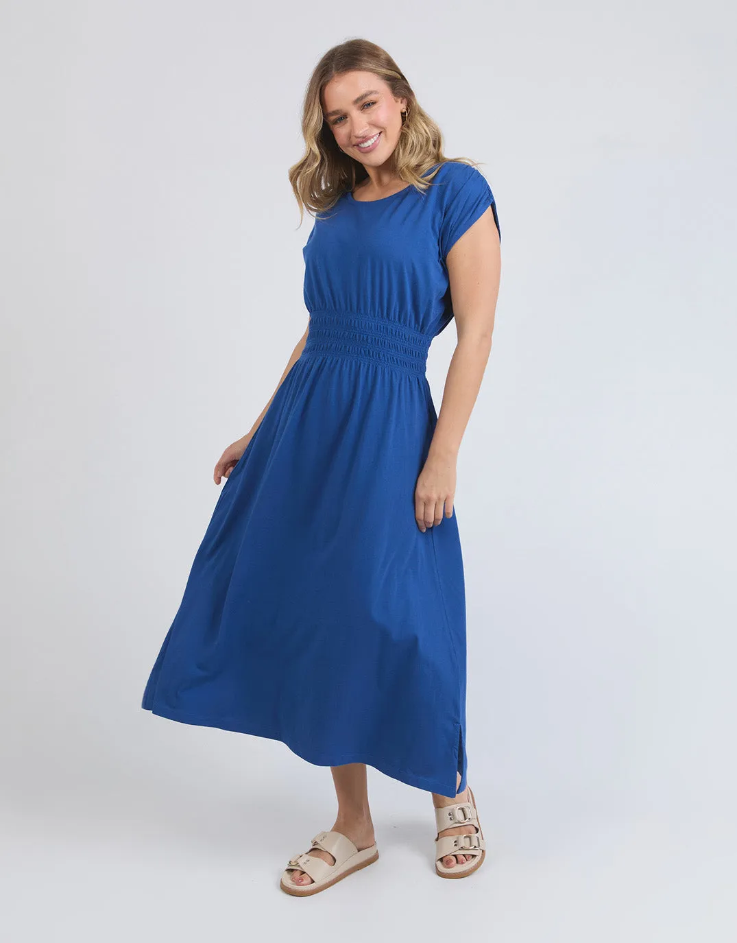 Nelle Midi Dress - Royal Blue