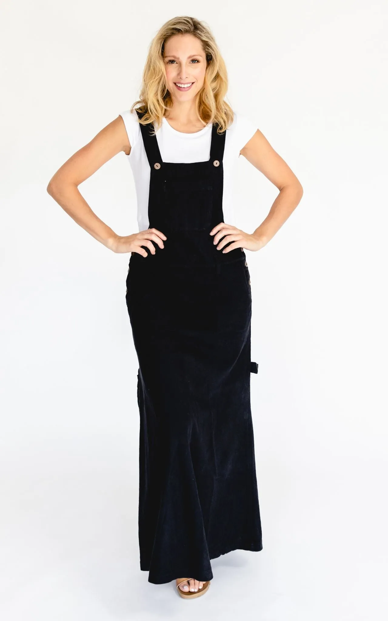 Overall Maxi Dress - Black