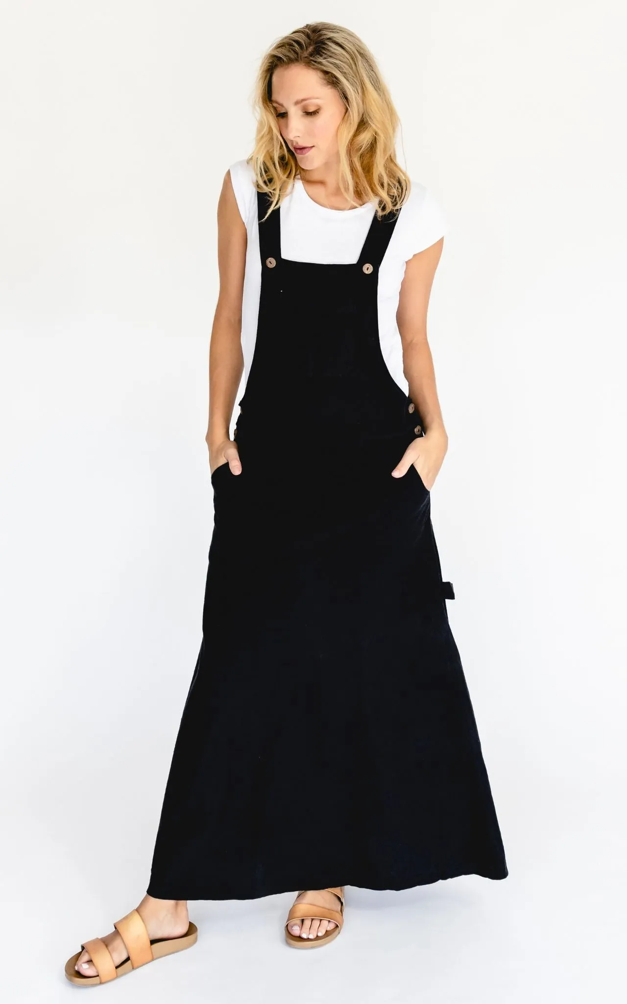 Overall Maxi Dress - Black