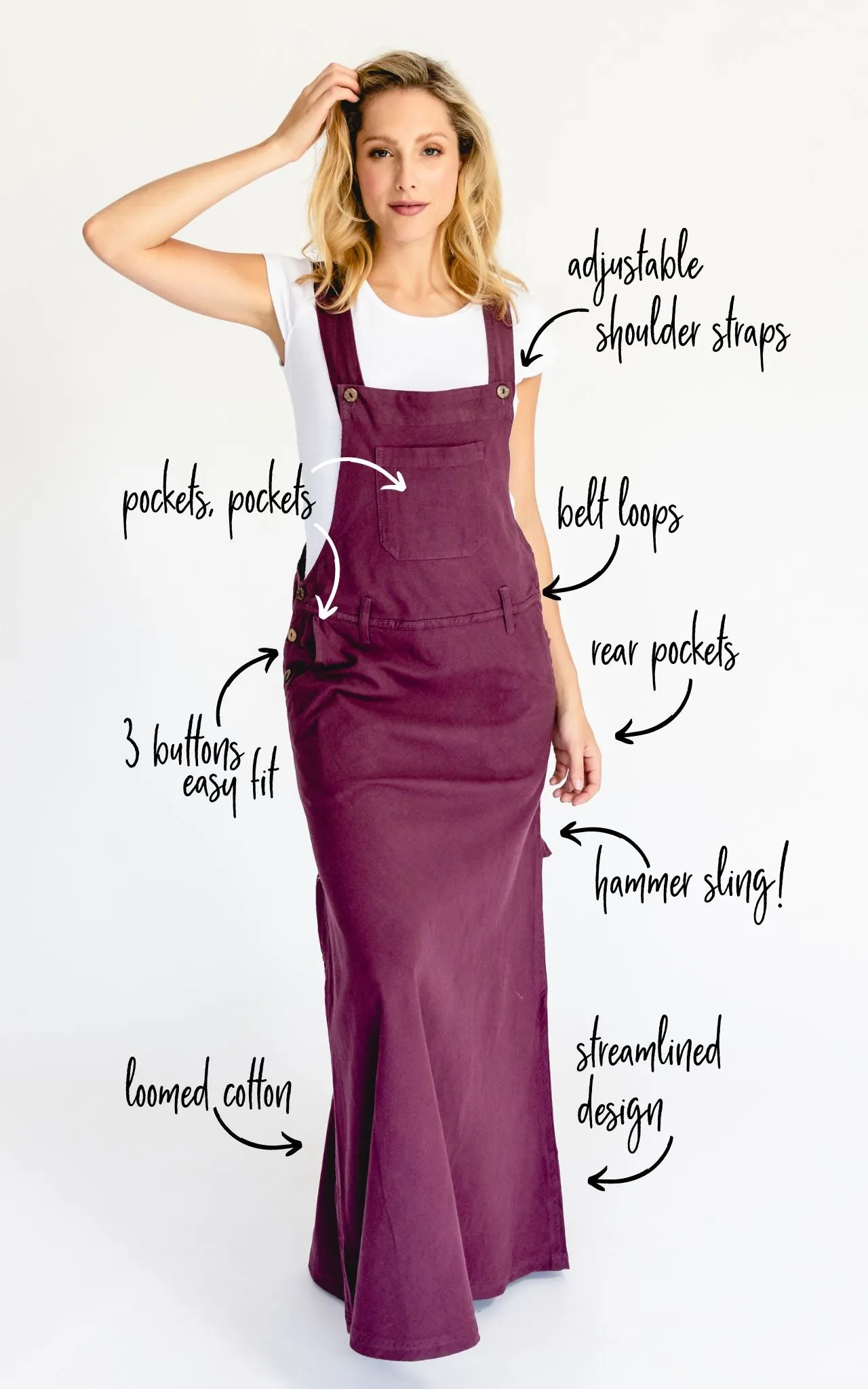 Overall Maxi Dress