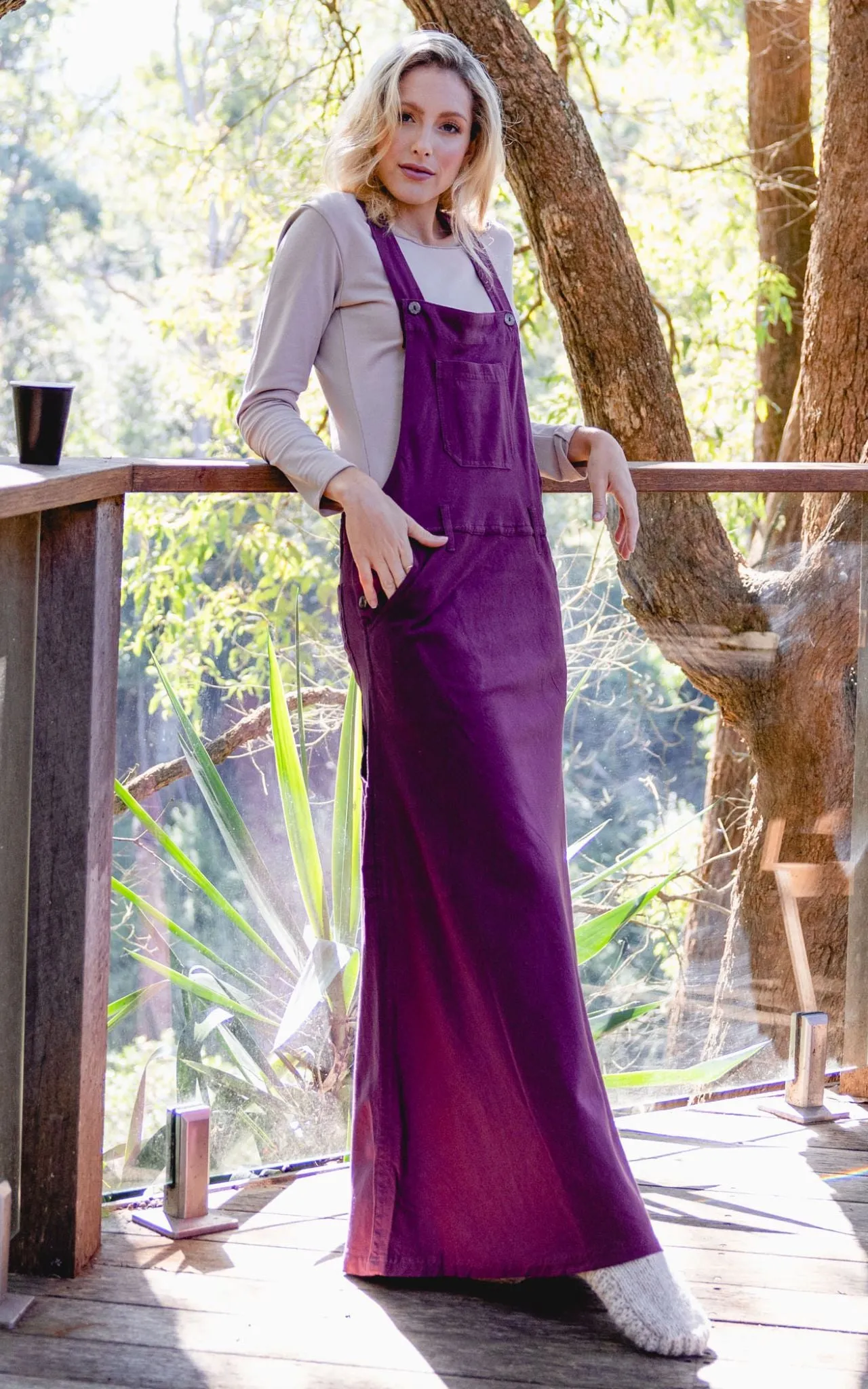 Overall Maxi Dress