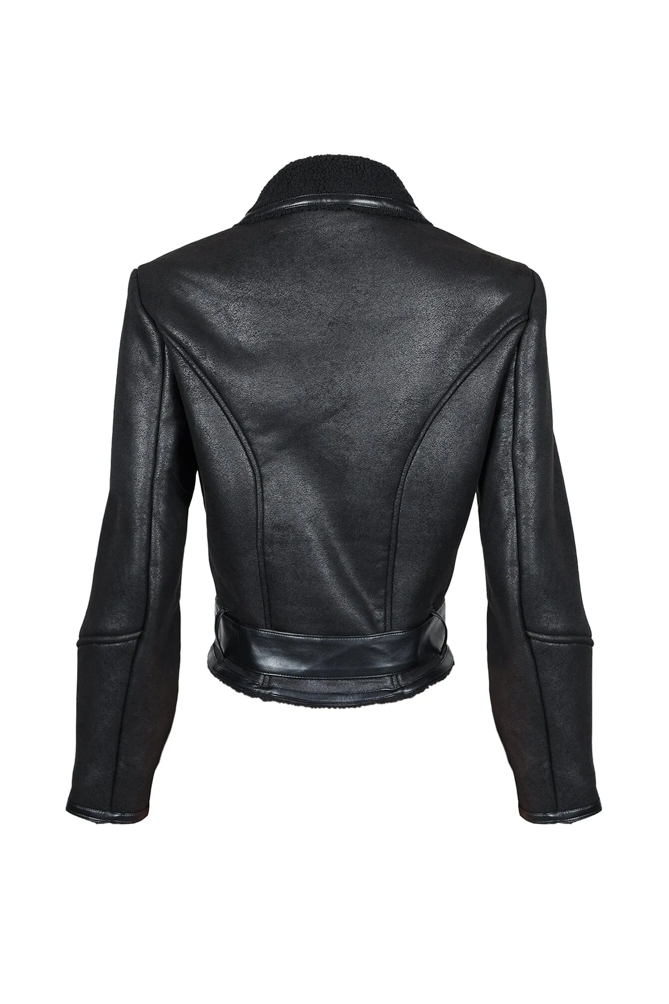 Sammie Faux Leather Mustang Jacket