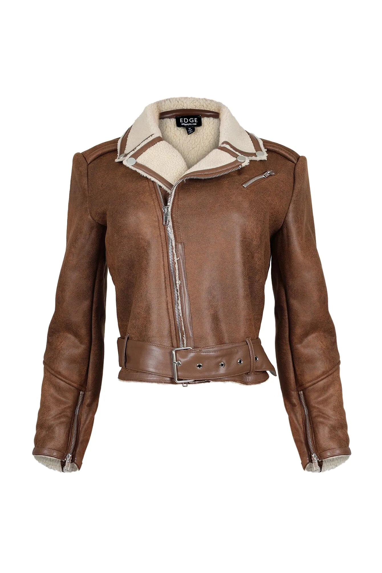 Sammie Faux Leather Mustang Jacket