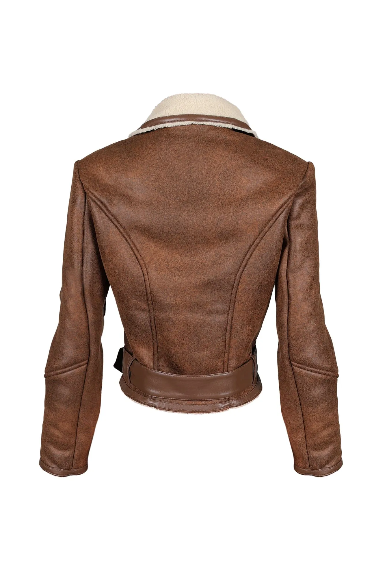 Sammie Faux Leather Mustang Jacket