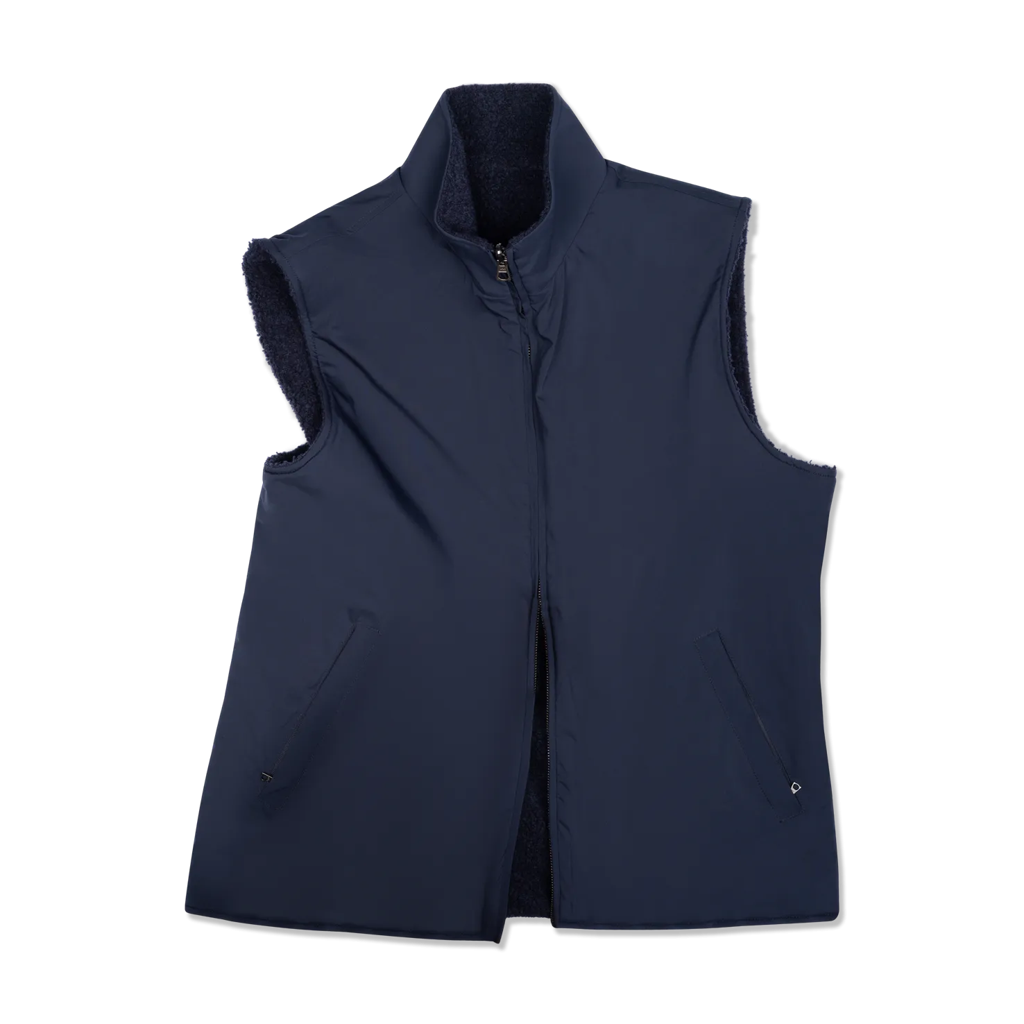 Technical Zip Gilet in Navy