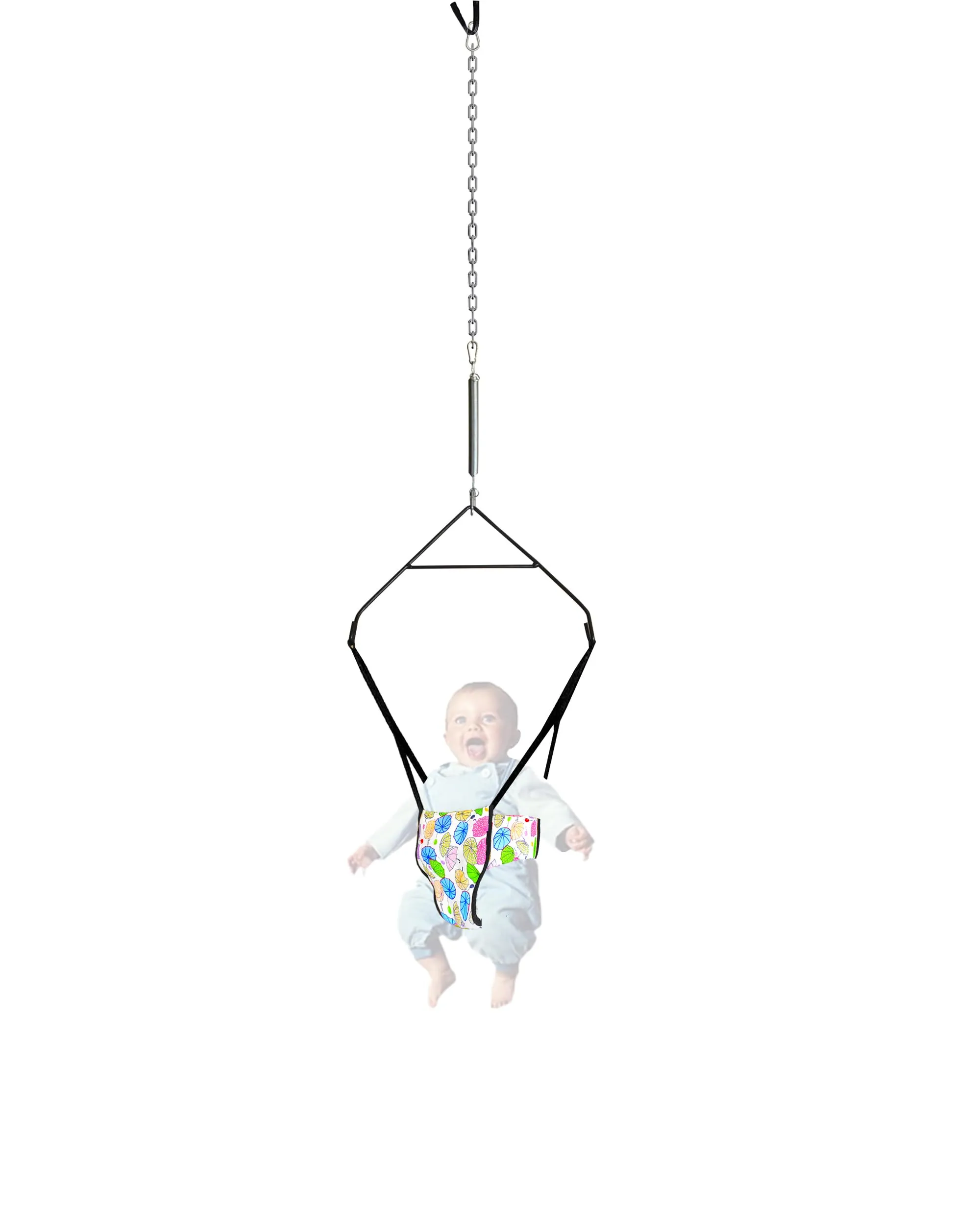 Vparents 2 in 1 Baby Toddler Jumper Cum Baby Walking Harness Function, Fun Activity for 6-12 Months Baby Infant (Blue)