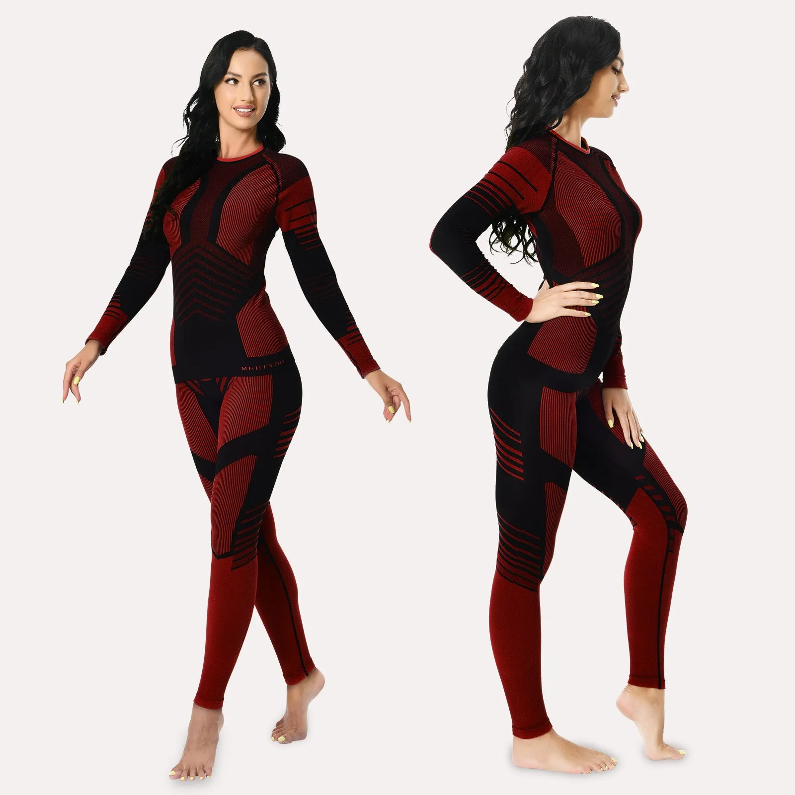 Women's Thermal Underwear Set Winter Warm Long Johns